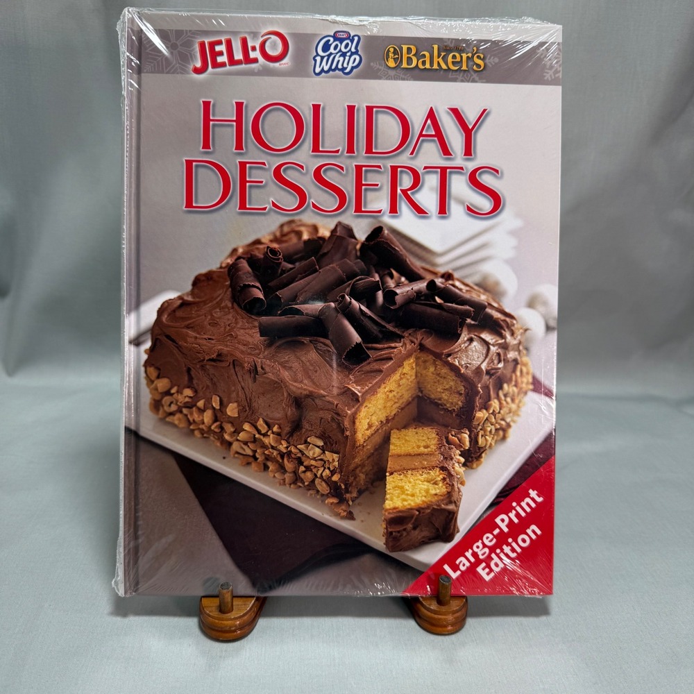 Jello Cool Whip Bakers Holiday Desserts Cookbook Large-Print Edition 2013 New